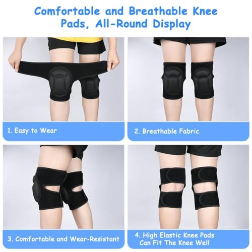 flintronic 1 Pair Knee Pads Work, 20MM Thick Knee Pads Gardening - Image 4