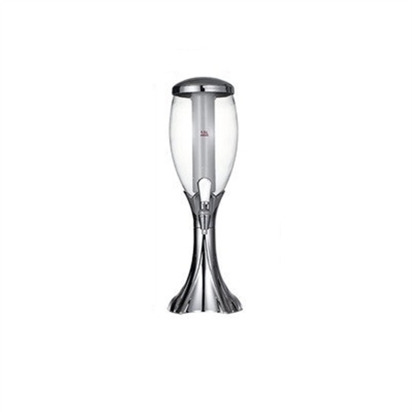 JOMRTS Beer Dispenser Tabletop Beer Dispenser 1.5L Wine Beer Hotel Bar Cocktail Beer Dispenser Black Tea Bucket Restaurant Tea Drink Appliance Gift Wine Pourer Beer (Silver 1.5l)