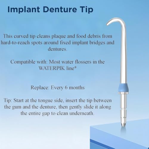 Image of Replacement Heads for Waterpik, Replacement Picks for Water Pik Water Flosser (10 Tips)