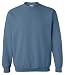 Gildan Men's Heavy Blend Crewneck Sweatshirt - Large - Indigo Blue