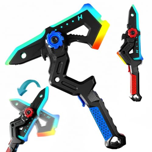 Image of Wembley LED Light Up 2-in-1 Sword & Axe Toy for Kids | Transforming Sword Axe with Sound, Vibration & Smoke Effect | Type-C Rechargeable Anime Roleplay Toy for Boys & Girls 3+ Years