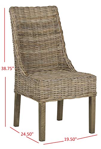SAFAVIEH-Home-Collection-Suncoast-Brown-Dining-Chair SAFAVIEH Home Collection Suncoast Brown Dining Chair