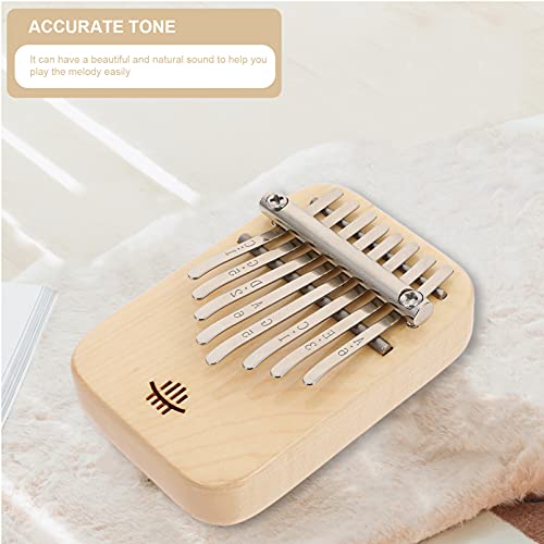 Generic Kalimba Duim Piano 8 Sleutel Mini Draagbare Mbira Vinger Piano Muziekinstrument Met Tune En Sticker Voor… - Image 5