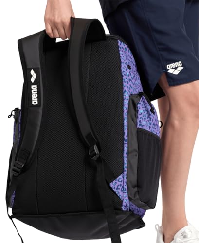 Image of ARENA Spiky III Backpack 45 Swimming Athlete Sports Gym Rucksack Large Training Gear Equipment Swim Bag for Men and Women, 45 Liters, Simone Animalier