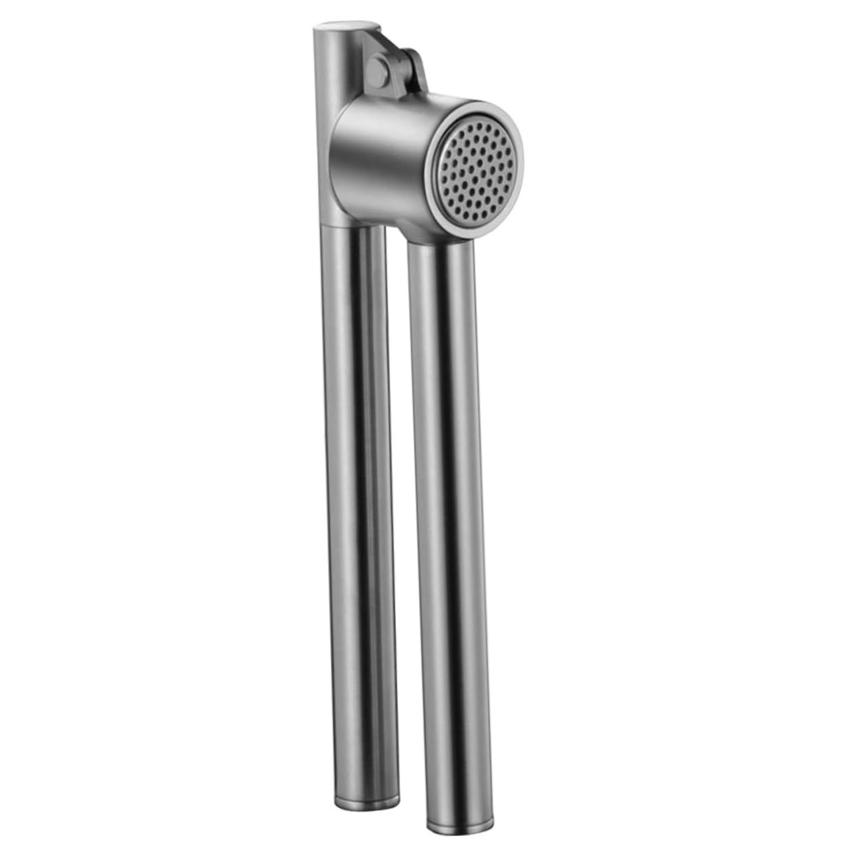 ABOOFAN Long Handle Garlic Presser Ergonomic Hand Press Garlic Crusher for Kitchen Compact Design for Easy Use and Cleaning for Mincing Garlic and Ginger