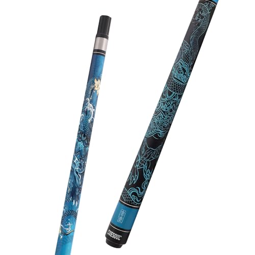 CUESOUL mythologische Symbole 58 Zoll 19oz Pool Cue Stick, 13mm TIPP