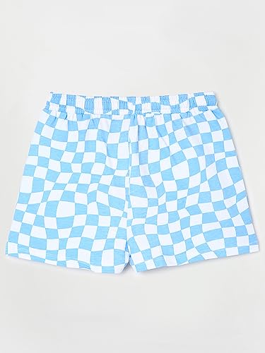 Image of Fame Forever by Lifestyle Girls Cotton Regular Fit Striped Shorts