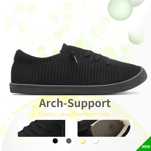 Mesh Slip On Shoes Women Comfort Knit Slip On Loafer Casual Fashion Sneaker Lightweight and Breathable Walking Flats2