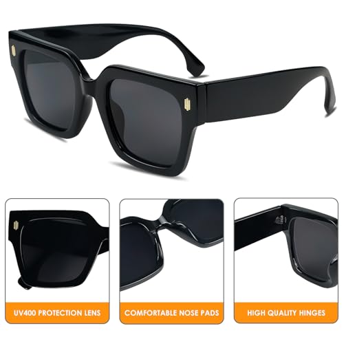 Image of Sunglasses for Women Men Retro Classic Metal Stylish Trendy Sun Glasses UV400 Protection