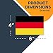 Magnet Me Up Germany German Flag Car Magnet Decal, 4x6 Inches, Heavy Duty Automotive Magnet for Car, Truck SUV