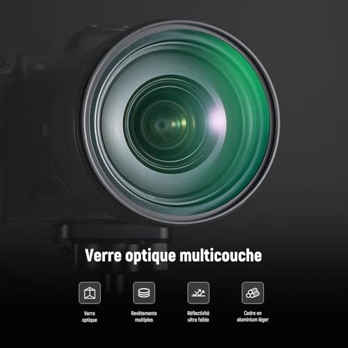 Filtres d'objectif diffusion noire 72mm 1/4 et 1/8 Neewer avec étui de rangement inclus - 5
