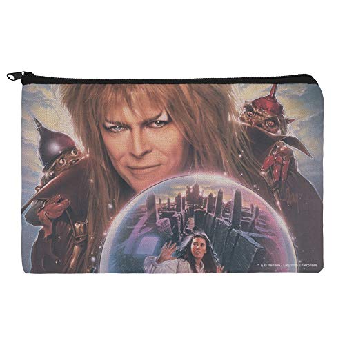 Labyrinth Crystal Ball Goblin King Jareth David Bowie Makeup Cosmetic Bag Organizer Pouch