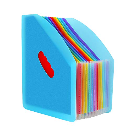 Carpeta Clasificadora - ABClife Archivador acordeón 13 Bolsillos de gran Capacidad soporte Extensible portátil acordeón Clasificador Documentos, Archivador A4 para Office School