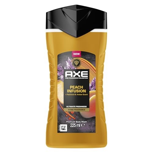 Axe Fine Fragrance Collection DUSCHGEL/FLUESSIGSEIFE Peach Infusion Premium Body Wash für 12 Stunden langanhaltende Frische verleiht einen… – Ansicht 1