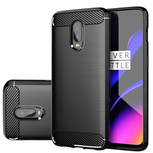 Custodia per cellulare per OnePlus 6T, scanalature di raffreddamento fini: l'interno della custodia del telefono adotta il design della scanalatura interna del diamante, che non solo raggiunge l'aspetto interno, ma migliora anche l'effetto di collisione. La custodia minimalista è di alta qualità, sottile, si adatta bene, piacevole al tatto (non scivolosa).