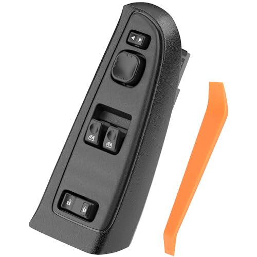 ASOPARTS 15883318 Front Driver Side Door Lock and Window Power Switch & Black Bezel Assembly Fit for 2003-2007 Chevrolet Silverado 2003-2007 GMC Sierra 920-023 Replaces DWS-226