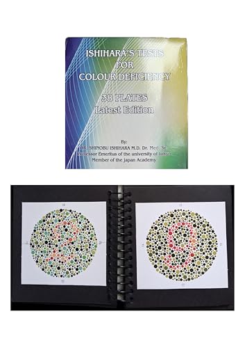Image of EEP || Ishihara Test Book for Colour Deficiency || 38 Plates || Edition || Professional Vision Testing Book