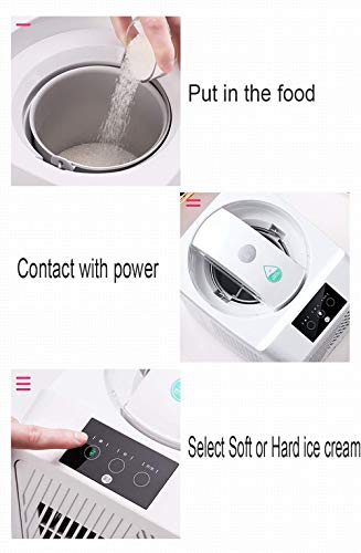 SEESEE.U OneL Click 1L Haushalt Vollautomatische Softeismaschine Intelligente Sorbet-Fruchtjoghurt-Eismaschine – Bild 7