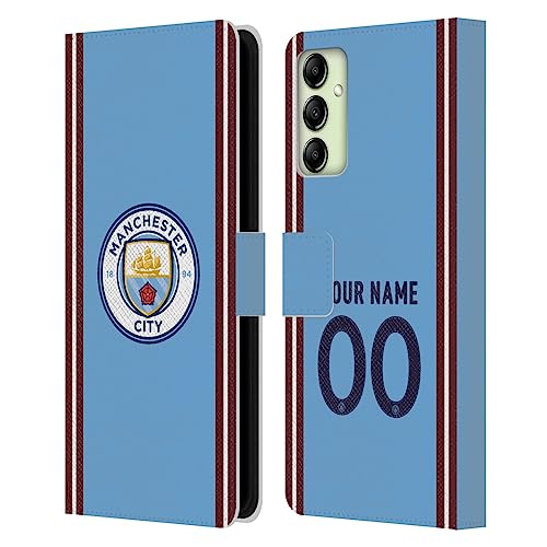 Coque Samsung Galaxy A14 Manchester City étui portefeuille cuir personnalisé 5G