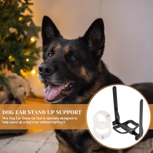 Image of Angoily Doberman Ear Posting Kit with Tape Correction Sticks Dog Ear Support and Standing Tool for Large and Small Dogs Care Device for Puppy Training