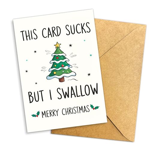 Podagree lpNX}XJ[h uThis Card Sucks But I Swallowv ȃzf[O[eBOJ[h {[CthAK[thAvAȂւ̗zCȃNX}XJ[h ? 8x5.3C` t