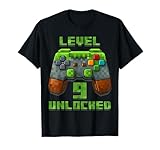 Level Up Birthday Shirt Pixel Video Gaming Wear