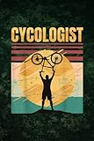 hexagon bike light  Hexagon Small Notebook  Cycologist Bike Bicycle Ride Hobby Race Retro Vintage, 6 x 9 inches size, 114 pages