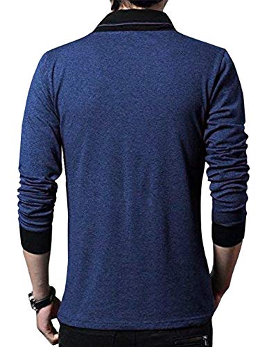 Image of EYEBOGLER Solid Men's Shawl Collar Regular Fit T-Shirt