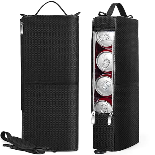 MIAOJIE Golf Cooler Bag fits in Golf Bags Insulated Beer Cooler Bag - Black