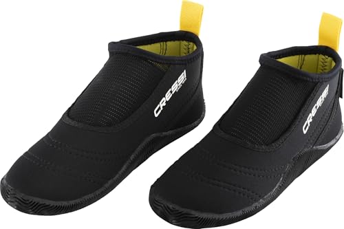 Cressi Aquatrek Boots Black 2XL (EU 46/47) - Bequemer Wasserschuh für den Einsatz im Meer, Schwarz, 2XL-EU 46/47, Erwachsene