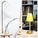 IMIKEYA 4pcs Desk Lamp Shade White Plastic Flat Head Lampshade Replacement 32mm Floor Dome Lamp Shade Chandelier Pendant Light Covers Ceiling Fan Globe for Bedroom