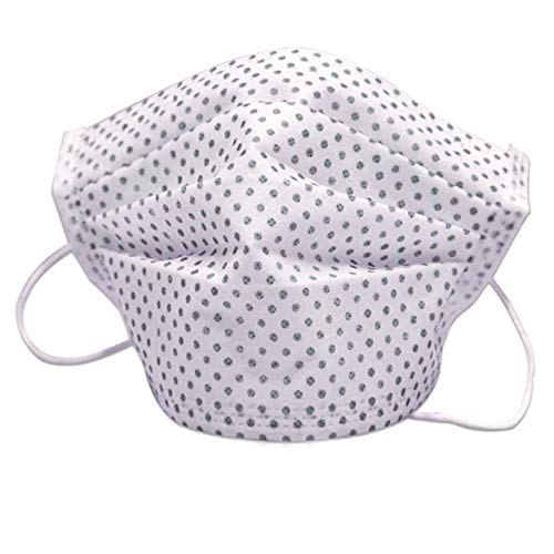 Image of La' Forte Disposable 3-Layer Face Masks Thick with Elastic Ear Loop, Anti-Dust, 100, Polka Dots /Flower (Mask pattern may vary as per availability)