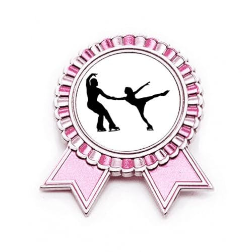 Broche joueur éducation physique rose en métal pour sublimer vos tenues