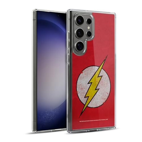 Carcasa gel suave Samsung Galaxy S23 Ultra 5G con logotipo de aspecto envejecido