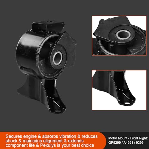 4Pcs Engine Mount Kit, for Honda Pilot V6 3.5L Automatic Transmission FWD 2006-2008, Replace# A65027EL A4551 A4583EL A4532 by pexulys - Image 5