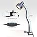 O’Bright Luxor - Dimmable LED Desk Lamp with Gooseneck (Black-Clip on)