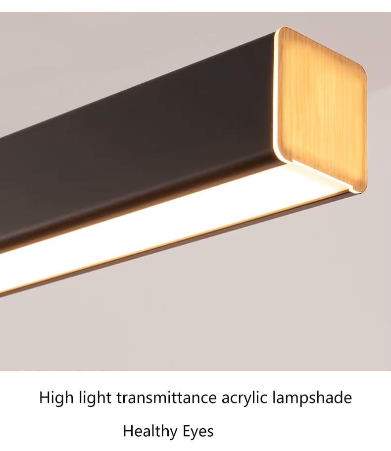 Lámpara lineal LED regulable para eliminar sombras en isla cocina 6