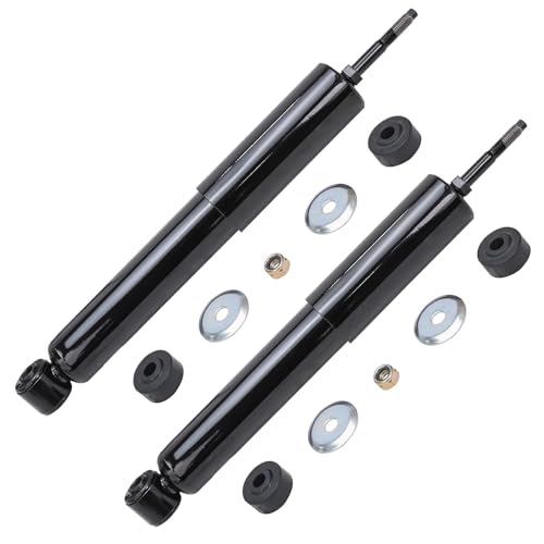 Image of Detroit Axle - 4WD Front Shock Absorbers Kit for 2002-2005 Dodge Ram 1500 2 Shock Absorbers Assembly 2 Sway Bar End Links 2003 2004 Replacement