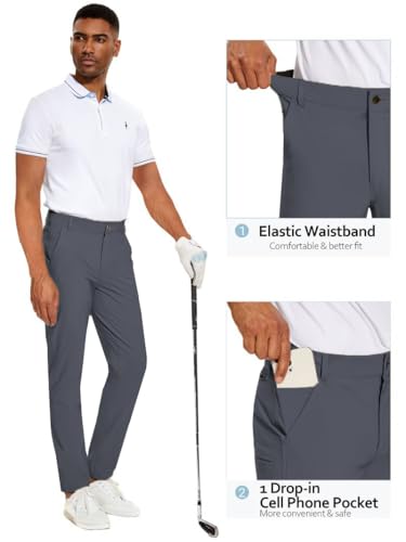 Image of TOPLOT Men's Casual Pants | Comfortable Fit Design | Clean Look Structure | Versatile Easy Movement Fit | Stylish Everyday Wear | Perfect for Casual & Travel Use (5223)