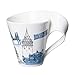 Produktbild Villeroy & Boch 10-1625-5007 Cities of the World Kaffeebecher, Premium Porzellan, blau