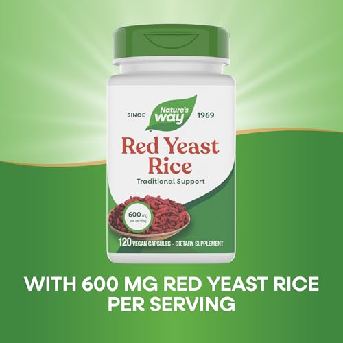 Nature's Way Red Yeast Rice, 600 mg per Serving, Vegan, 120 Capsules - image 4