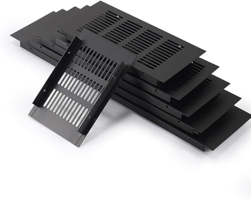 Grille de ventilation pour armoire et meuble de rangement en aluminium