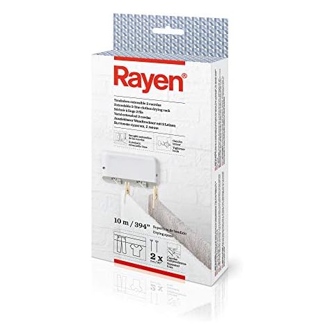 Rayen 0039 - Tendedero de pared con 2 cuerdas, cada una de 5 metros Cover