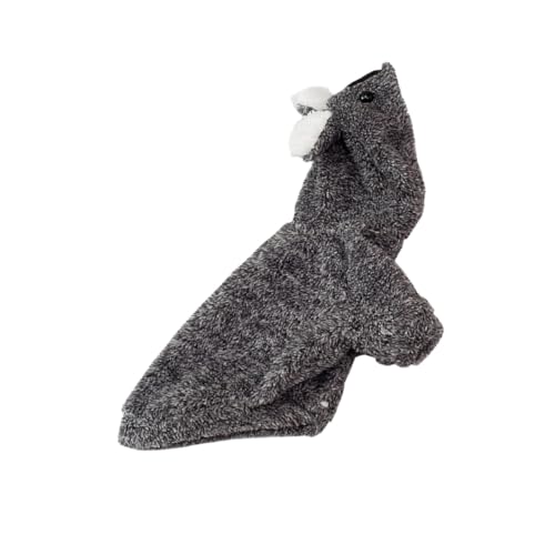 Disfraz Koala para Perro Mikikit XXL Negro Suave y Caliente
