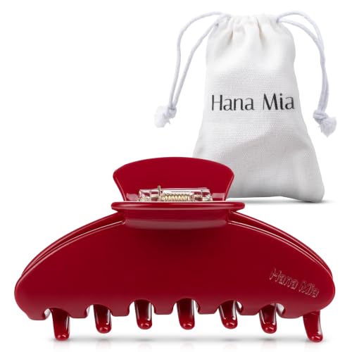 Luxury Red 4-Inch Claw Clip