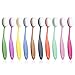 Craft Ink Blending Brushes 10 Colorful Pack Set Broad Application Assortment Crafter Color Coded Handles ï¼ˆRainbow 4ï¼‰