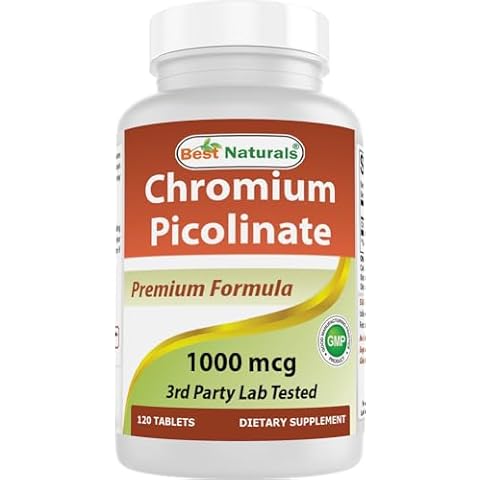 Best Naturals Chromium Picolinate 1000 mcg Tablets Cover