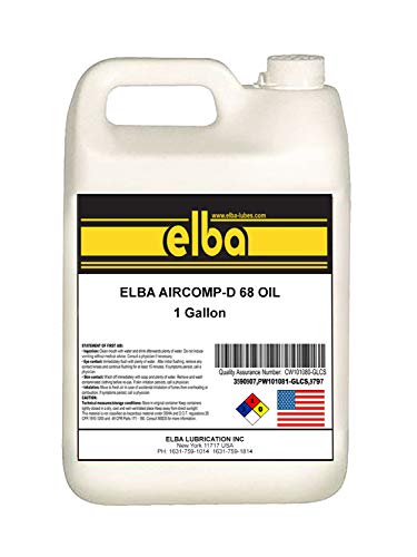 AIR Compressor Oil 68 | Synthetic AIR Compressor Oil 68 | All Season Compressor Oil | Compare to: COMPRO RARUS 426.AC-2A AEON 500 TERESSTIC 68.COMPAIR CN 300 Summit TM 20 (1 Gallon Bottle)