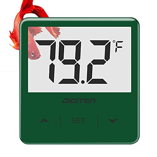 Thermomètre aquarium numérique terrarium reptile tortue lézard amphibien LCD