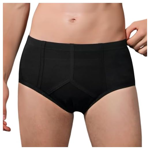 MEDISET made by modellia Inkontinenz-Slip für für Herren bei mittlere - schwerer Inkontinenz zur Fixierung von Inkontinenz- Einwegvorlagen, Gr. 5 2 Herren Inkontinenz Slip, waschbar, wiederverwendbar, mit saugfähiger Einlage